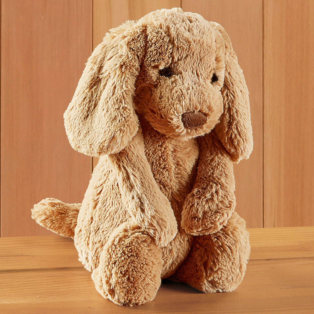 Jellycat Stuffed Animal Plush Toy, Bashful Toffee Puppy – To The