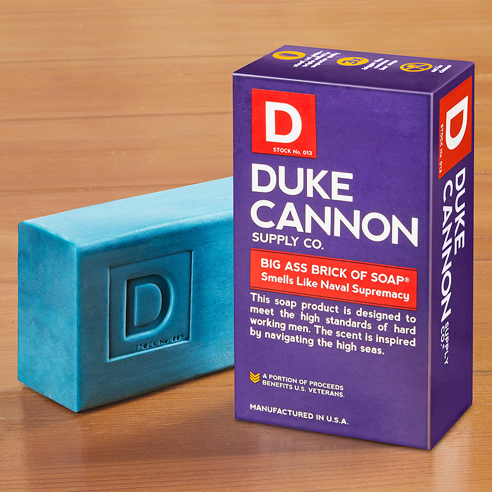 Duke Cannon Big Ass Brick of Soap for Men - Naval Supremacy, 10oz. – Persik  brand