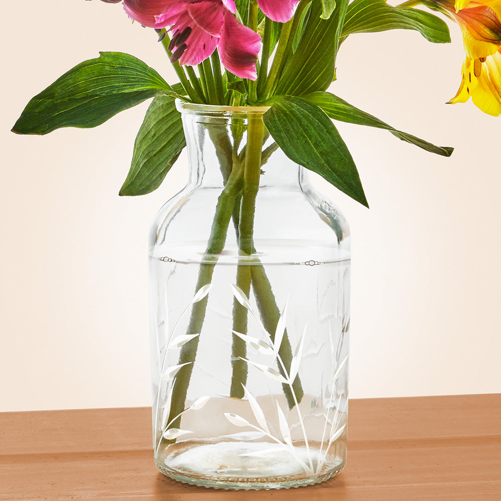Brass Etched Dry Flowers Vase – Lazy Sundays Home