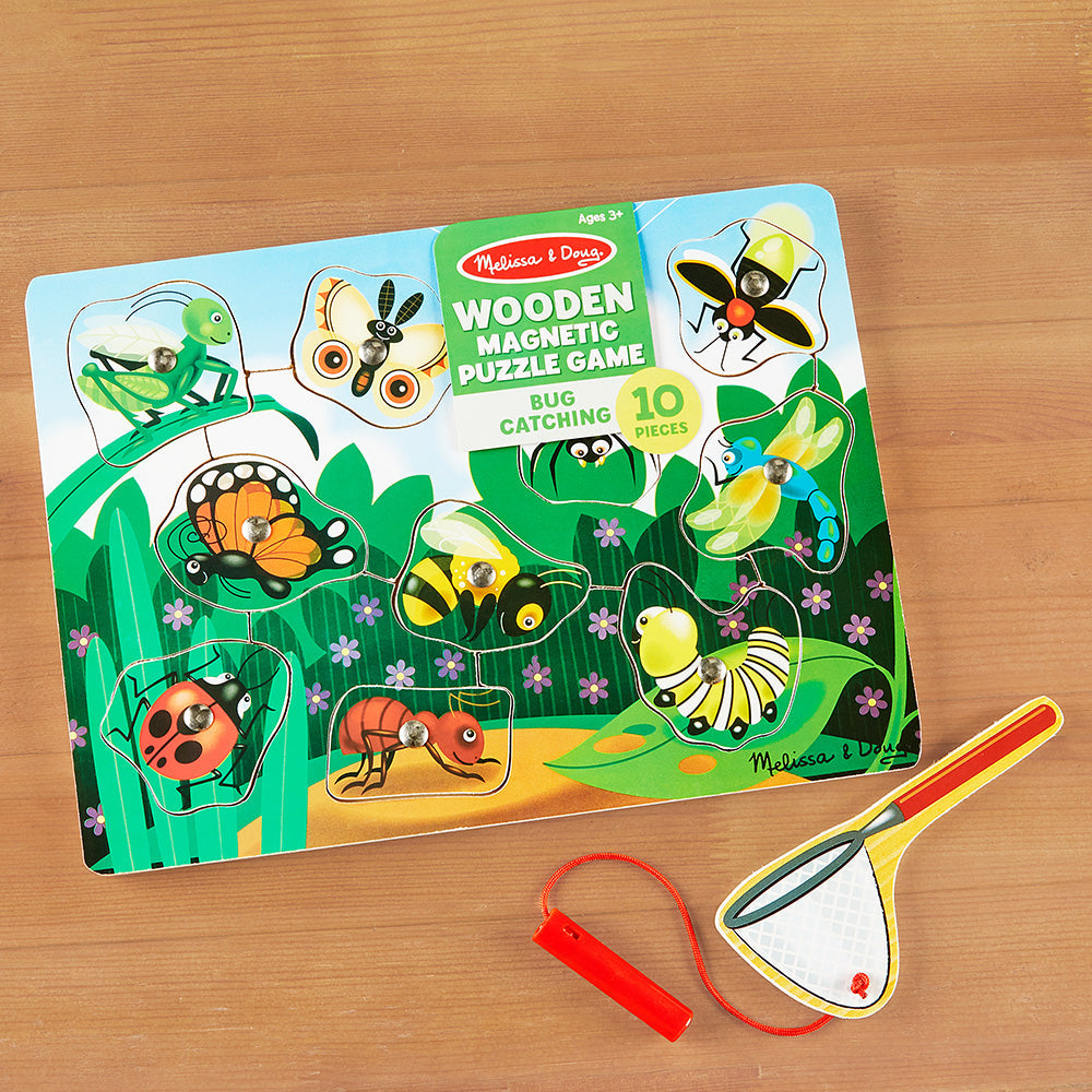 Melissa & Doug Bug-Catching Magnetic Puzzle Game – To The Nines Manitowish  Waters
