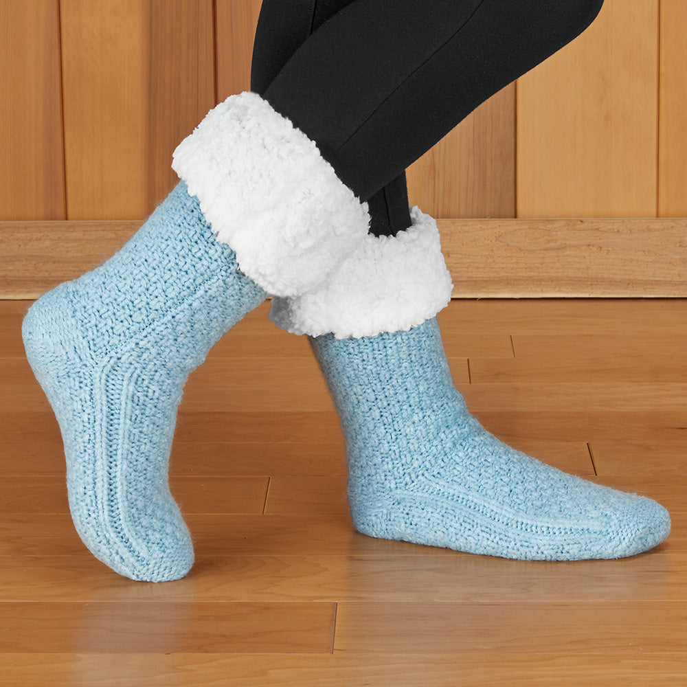 Fleece Slipper Socks