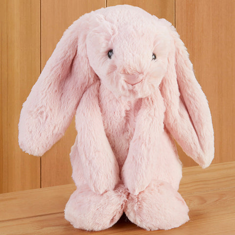 Jellycat Bashful Bunny Stuffed Animal Plush Toy, Blush