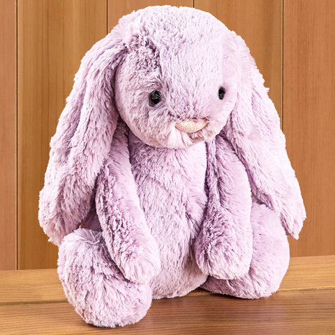 Jellycat Bashful Bunny Stuffed Animal Plush Toy, Lilac