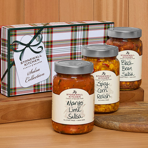 Stonewall Kitchen Holiday Gift Box, Salsa Collection