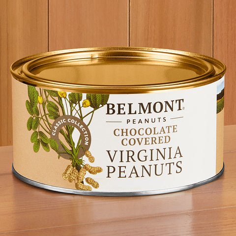 Belmont Gourmet Virginia Peanuts, Chocolate Covered - 20 oz