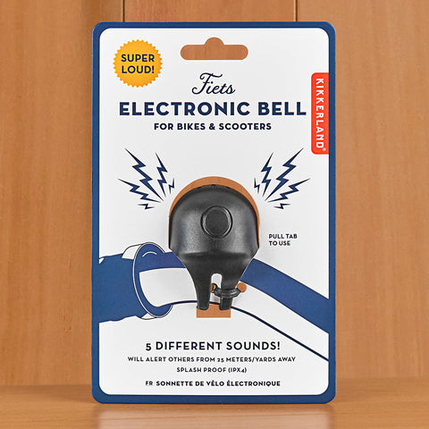 Kikkerland Electronic Bicycle Bell