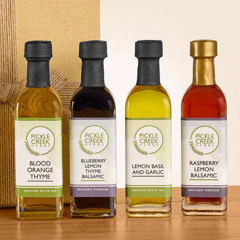 Pickle Creek Herbs Salad Lover Oil & Vinegar Gift Set