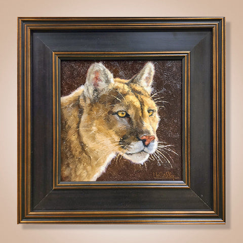 "Mountain Kitty" Original Oil Painting by Mitchell McClosky