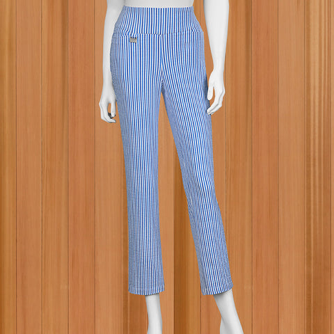 Lulu-B Seersucker Ankle Pants