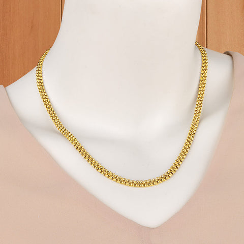 Anartxy Gold Double Cable Necklace