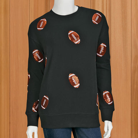 Shiraleah Fancy Football Sweatshirt