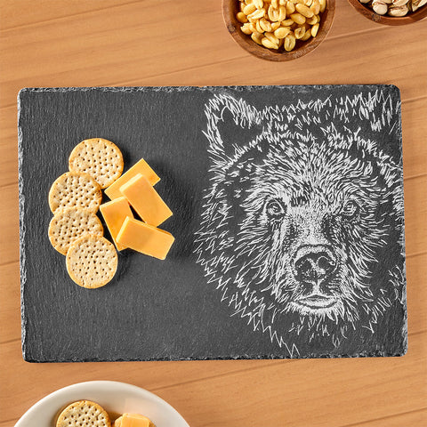 Bear Slate Serving Board