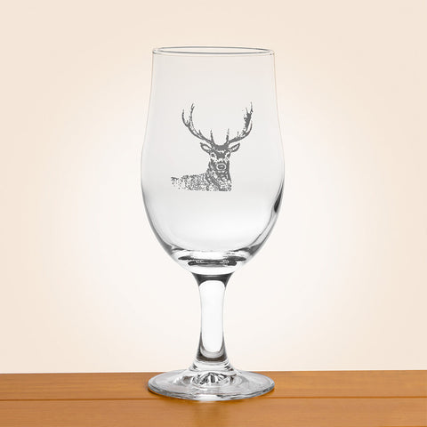 Stag Stemmed Beer Glass Set