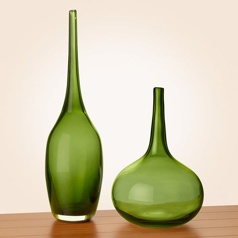 Global Views Pinnacle Art Glass Bottles