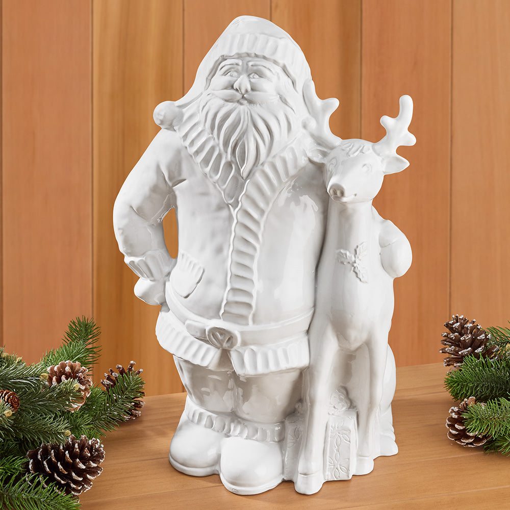 Vietri Pietra Natale Santa Figurine