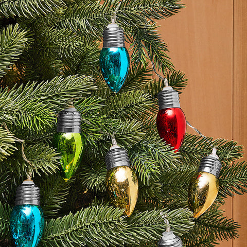 Vintage Bulb Christmas String Lights