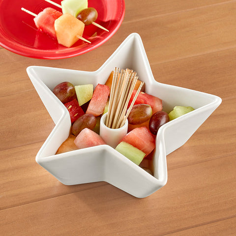 Star Appetizer Bowl and Toothpick Holder