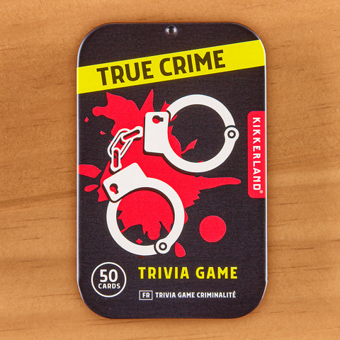 Kikkerland True Crime Trivia Game