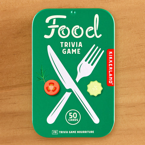 Kikkerland Food Trivia Game