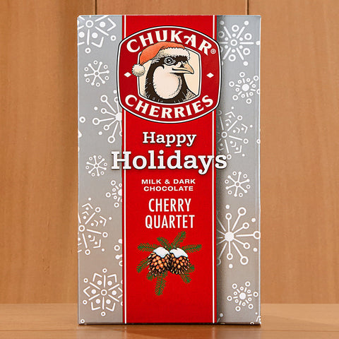 Chukar Cherries Stocking Stuffer, Chocolate Cherry Quartet