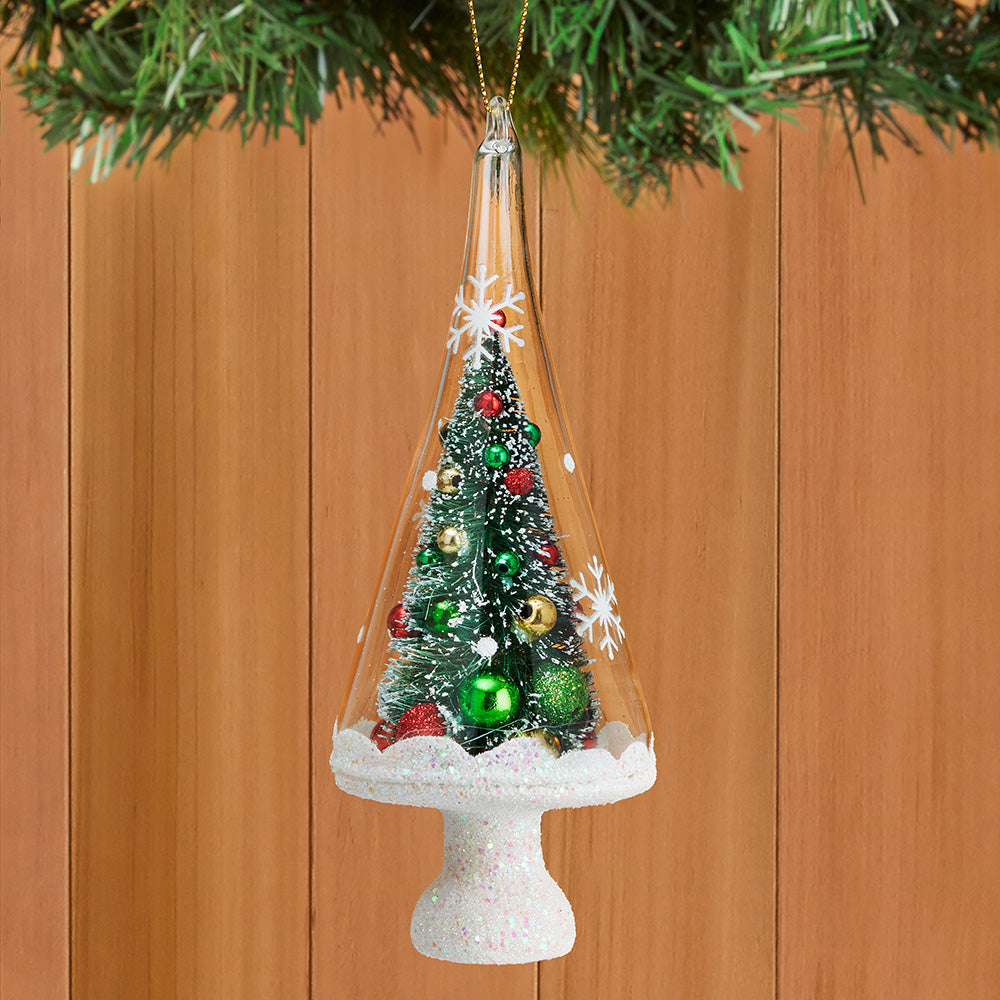 Bottle Brush Christmas Tree Ornament