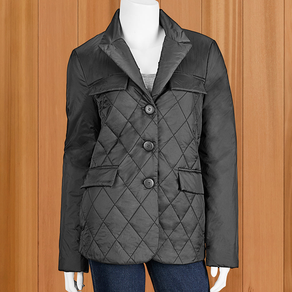 Renuar Women's Quilted Blazer Jacket