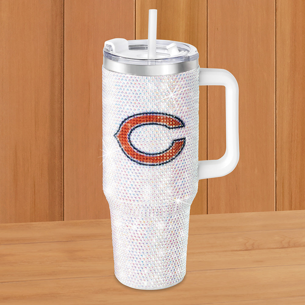 Chicago Bears Big Bling Stainless Steel Tumbler