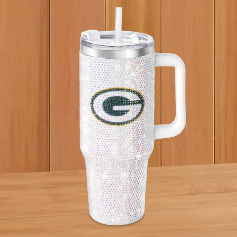 Green Bay Packers Big Bling Stainless Steel Tumbler