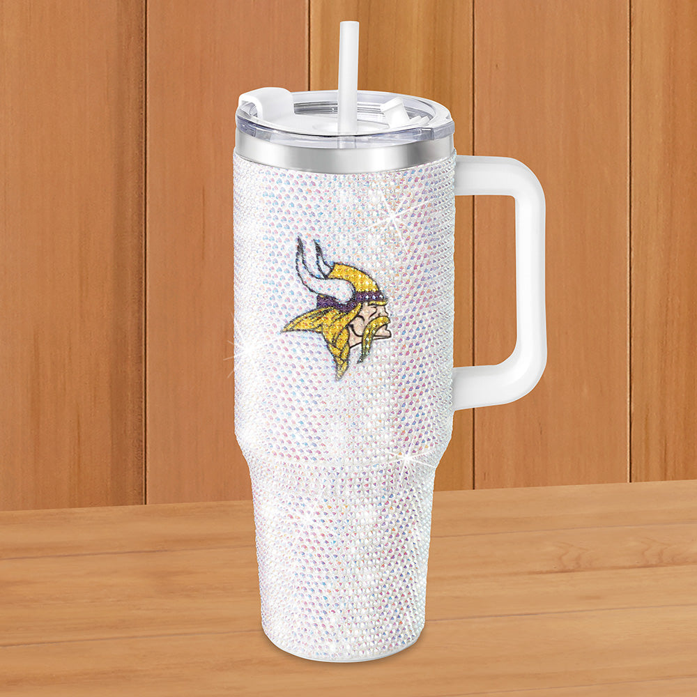 Minnesota Vikings Big Bling NFL Stainless Steel Tumbler