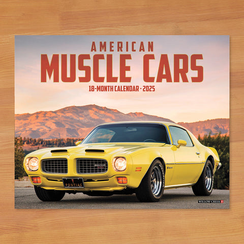 2025 Wall Calendar, American Muscle Cars