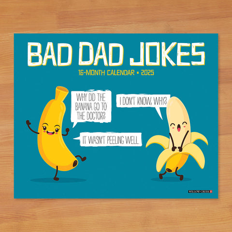 2025 Wall Calendar, Bad Dad Jokes