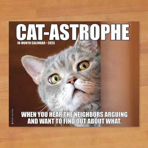 2025 Wall Calendar, Cat-astrophe™