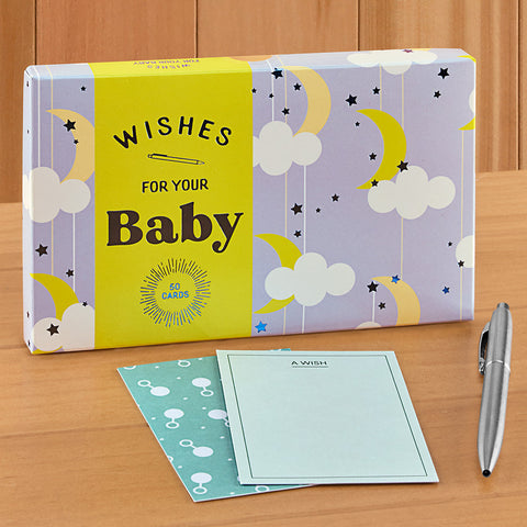 "Wishes for Your Baby" Blank Note Card Activity Set