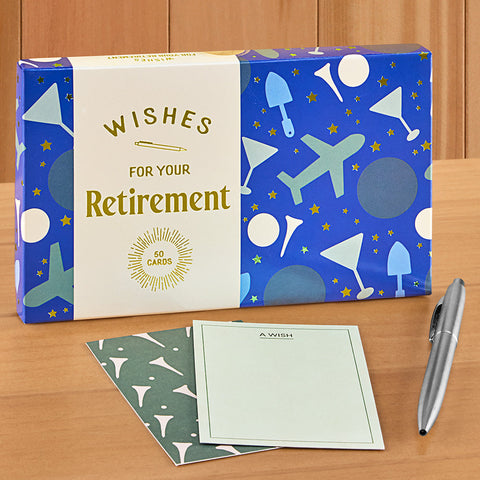 "Wishes for Your Retirement" Blank Note Card Activity Set