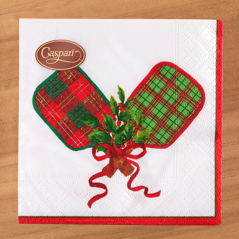 Caspari Paper Napkins, Christmas Pickleball