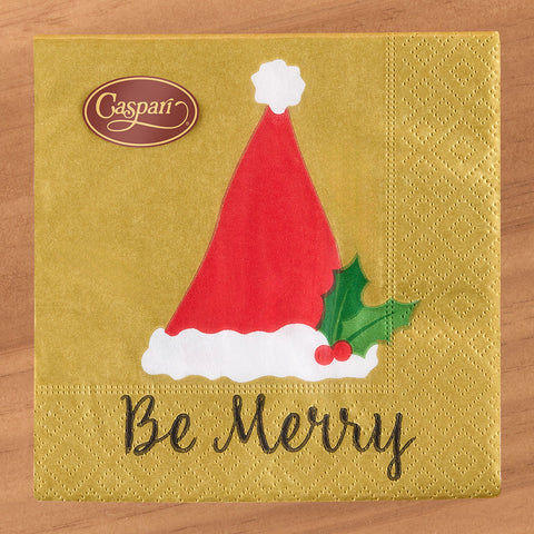 Caspari Paper Napkins, Be Merry