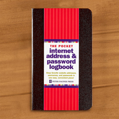 The Pocket Internet Address & Password Logbook