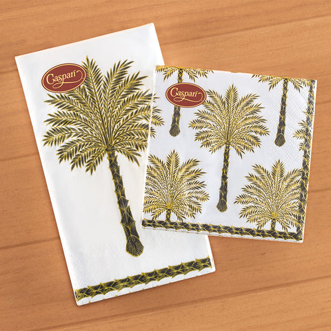 Caspari Paper Napkins, Grand Palms