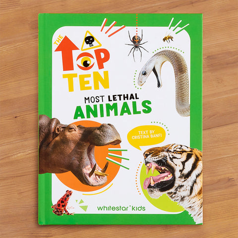 "The Top Ten: Most Lethal Animals" Children's Book by Cristina Banfi