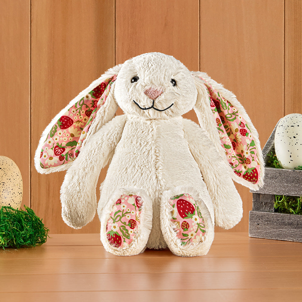 Jellycat Stuffed Animal Plush Toy, Strawberry Cream Blossom Bunny