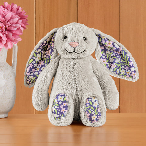 Jellycat Stuffed Animal Plush Toy, Rose Silver Blossom Bunny