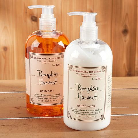 Stonewall Kitchen Hand Soap/Lotion, Pumpkin Harvest