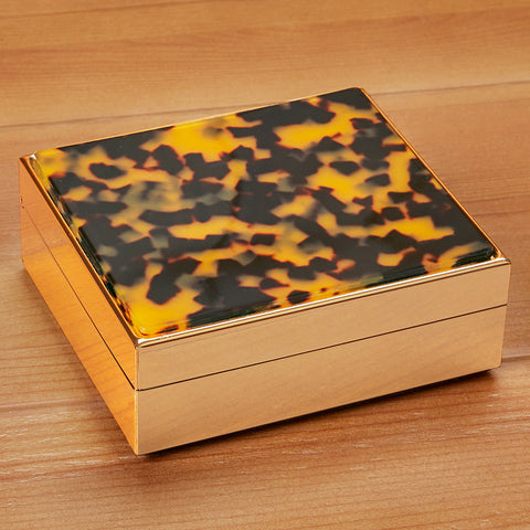 Addison Ross Tortoise Shell Trinket Box