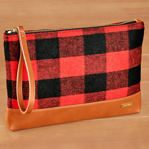 Charlie Paige Nora Plaid Wristlet