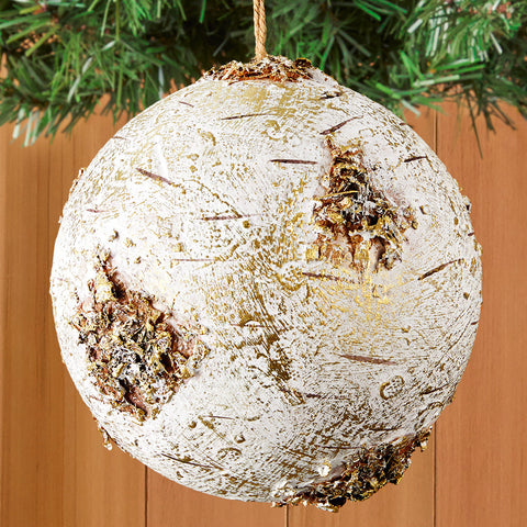 Gold Washed Birch Ornament - 6.5" and 7.5"