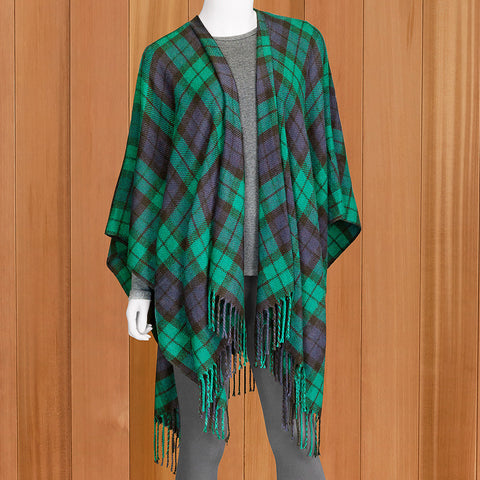 Charlie Paige Women's Blackwatch Plaid Wrap