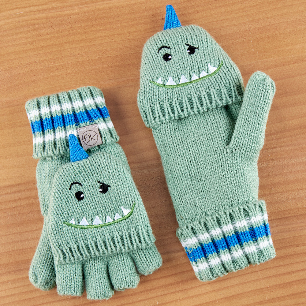 Kids' Flip-Top Convertible Mittens/Fingerless Gloves – To The Nines  Manitowish Waters