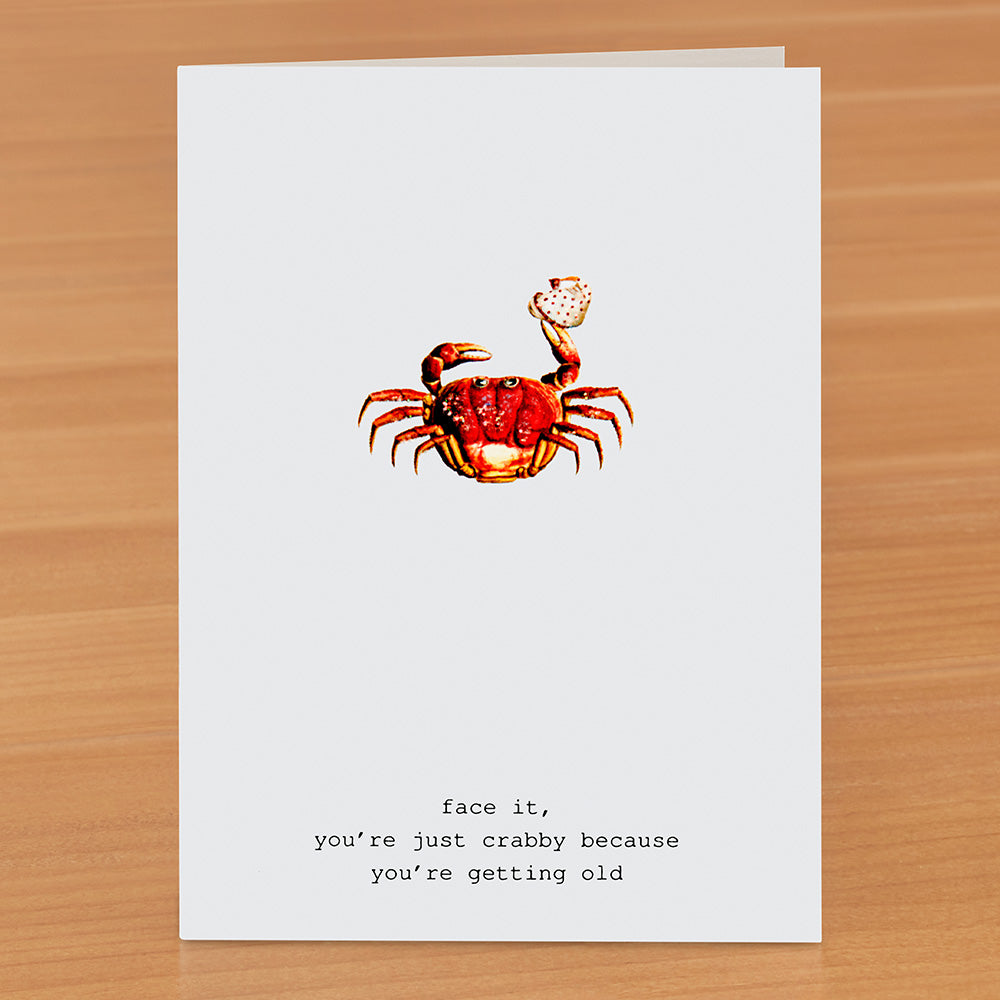 TokyoMilk Birthday Card, Face It, Crabby