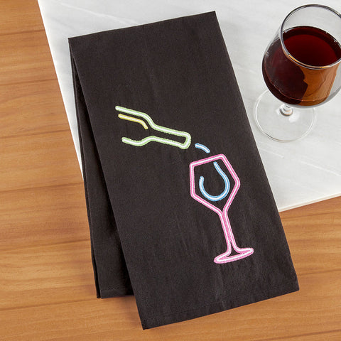 Lynen Tea Towel, Wine Down