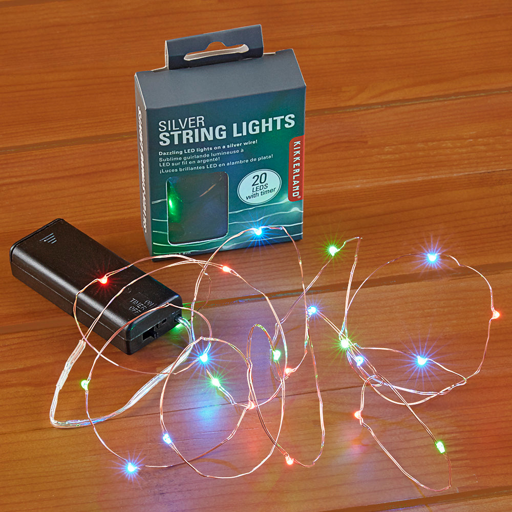 Kikkerland Multicolor LED Lights on Copper Wire